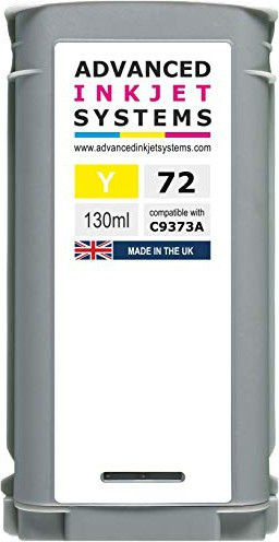 BildeBlekkpatron, erstatter HP Gul 72 (130 ml)
