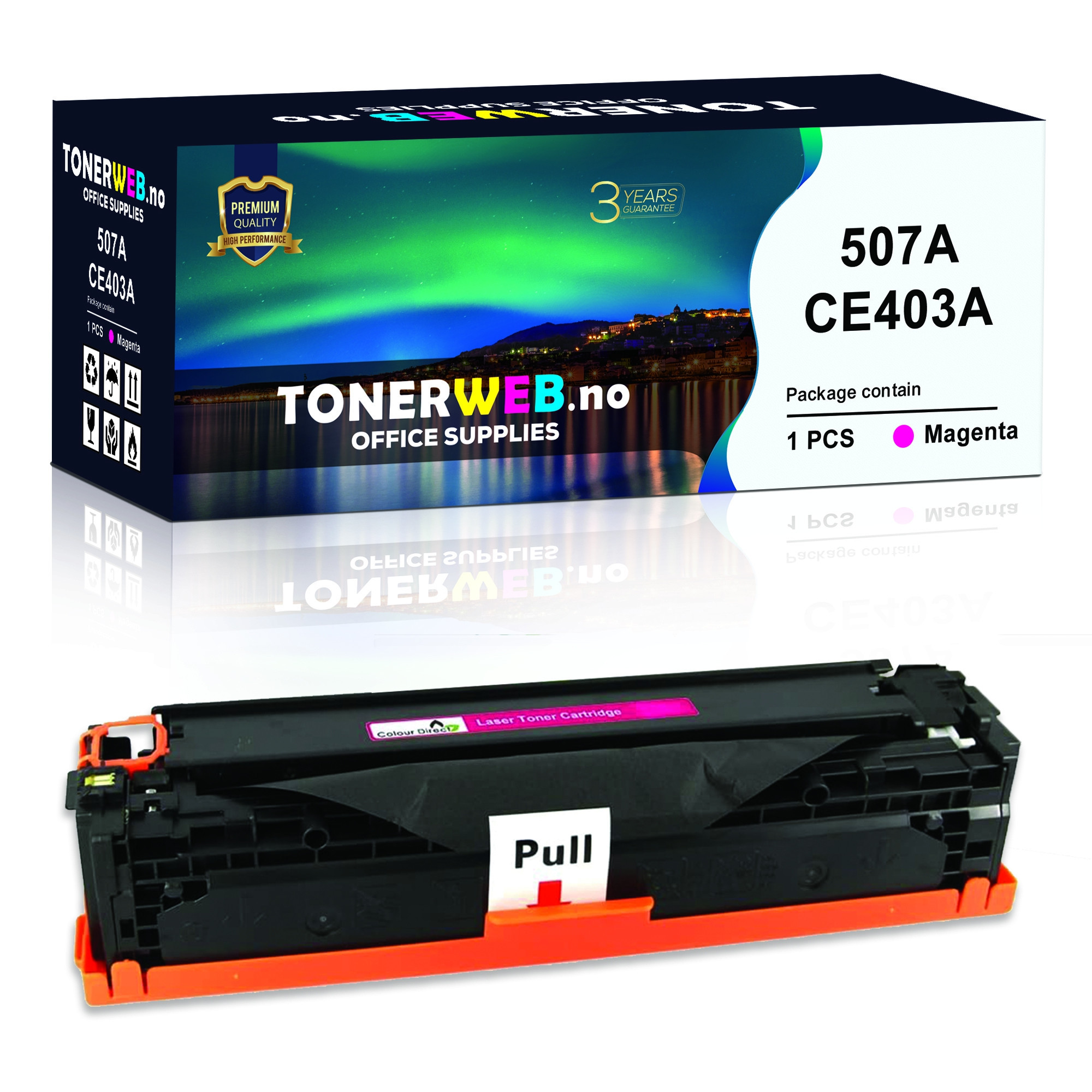 BildeTonerkassett, erstatter HP Magenta 507A (6.000 sider)