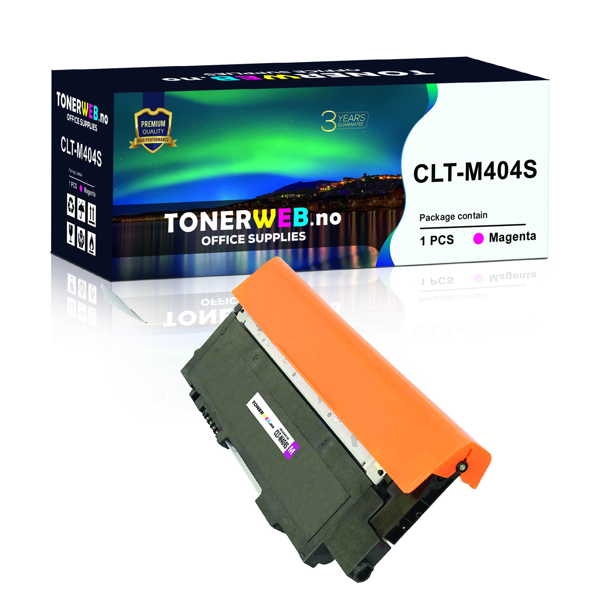 BildeSamsung Toner Magenta (1.000 sider) - Erstatter CLT-M404S