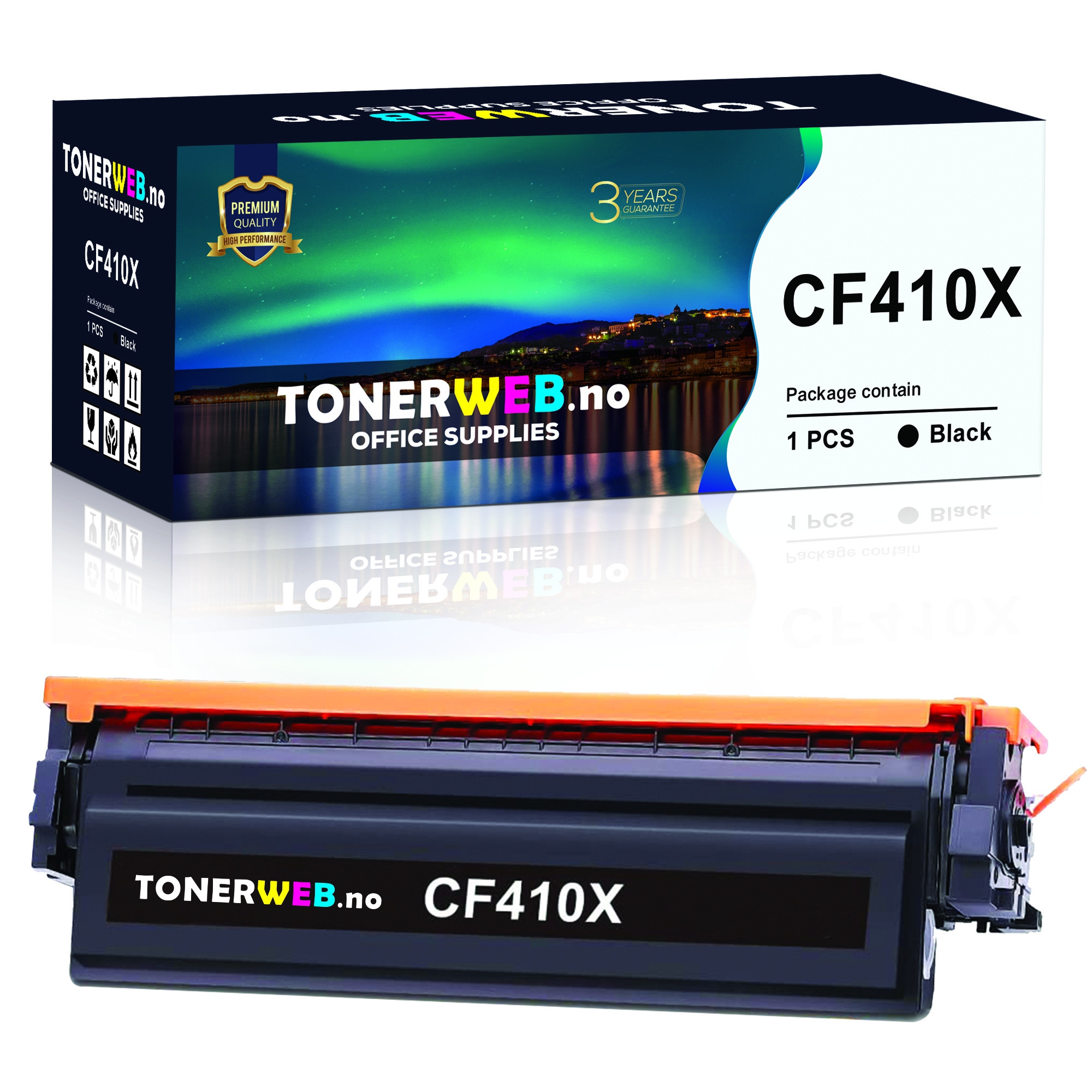 BildeTonerkassett, erstatter HP Toner Sort HY 410X (6.500 sider)