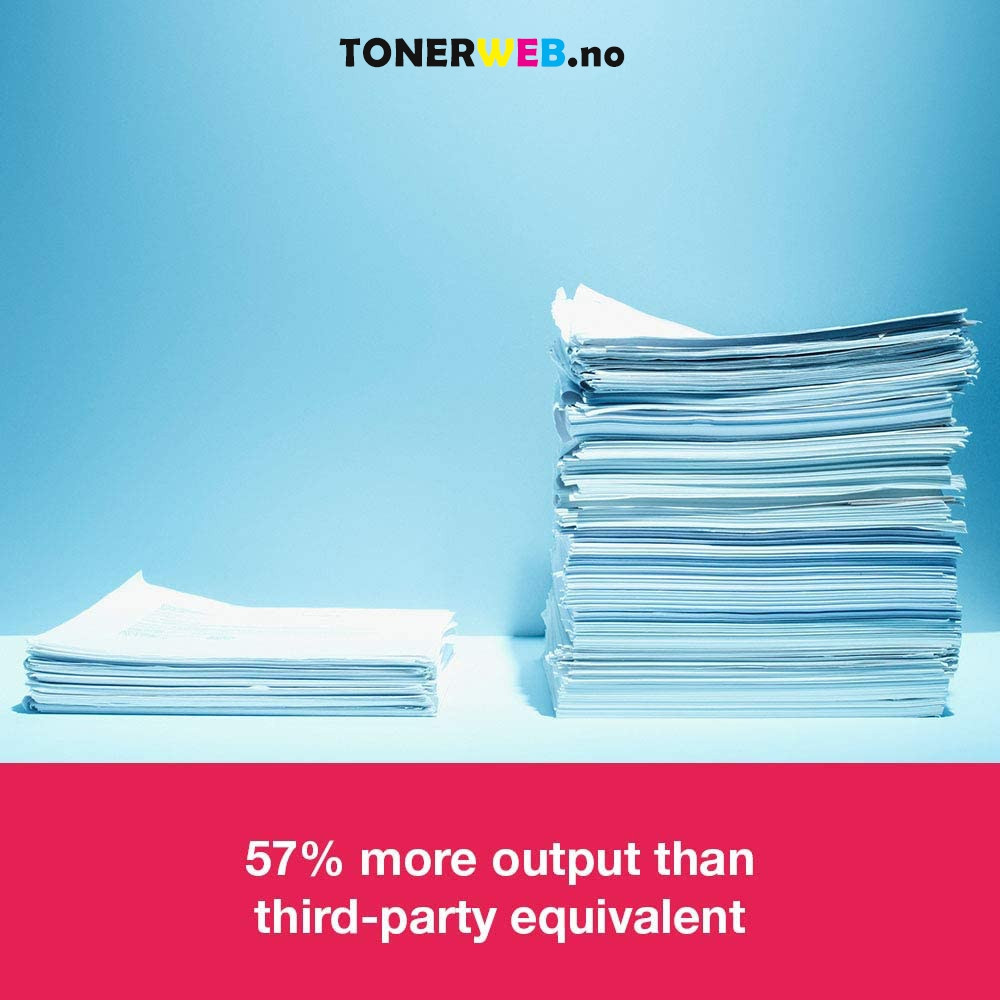 Tonerkassett, erstatter Brother Gul TN-243Y (1.000 sider)