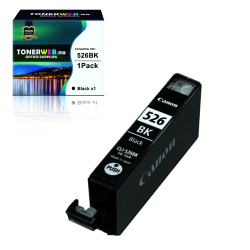 BildeCanon Blekkpatron Sort CLI-526BK (9 ml) - Erstatter 454...