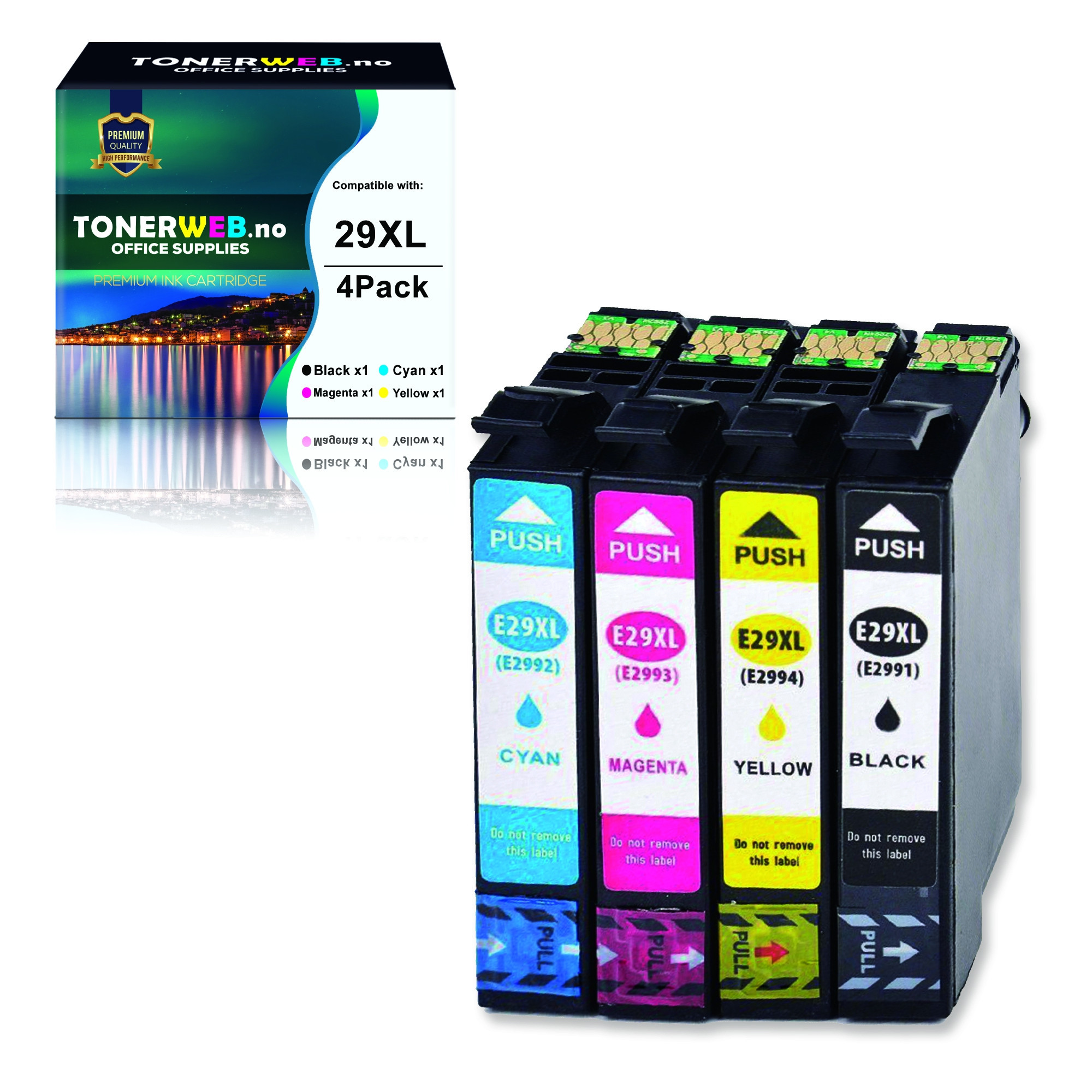 BildeEpson Claria Blekkpakke 29XL- Erstatter T2996