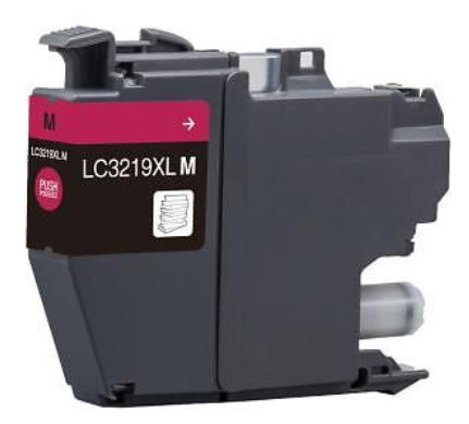 Blekkpatron, erstatter Brother LC3219XLM Magenta Høykapasitet (1.500 sider)