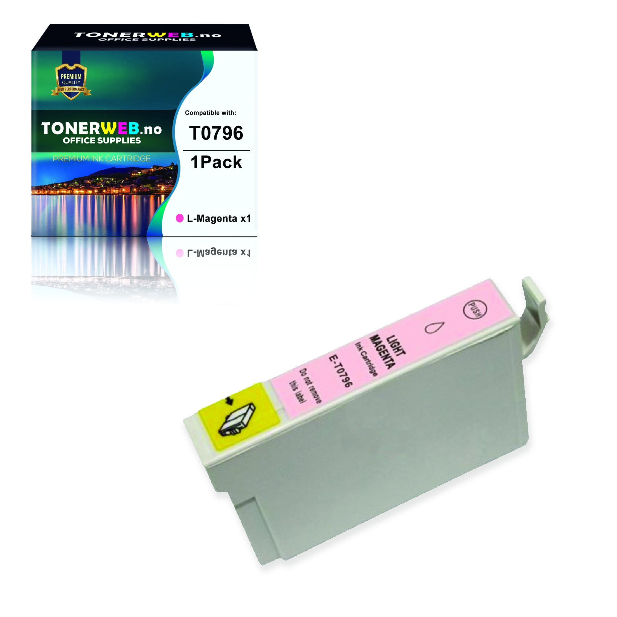 BildeEpson Blekkpatron Lys Magenta (17 ml) - Erstatter T0796 