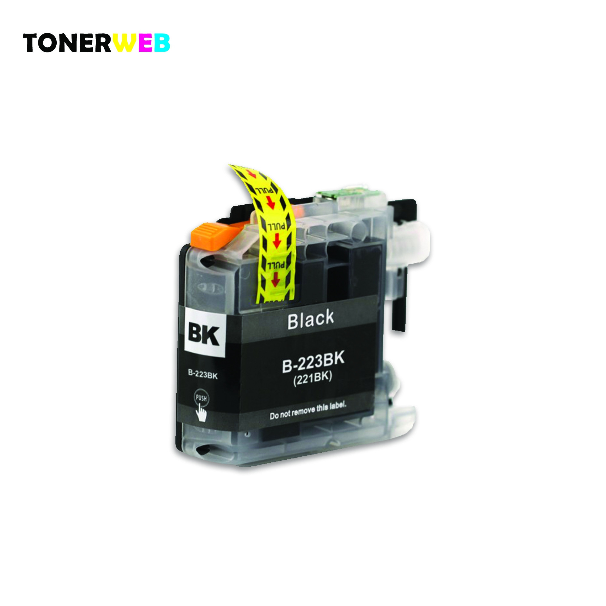 Blekkpatron, erstatter Brother LC223BK Sort (14,6 ml)