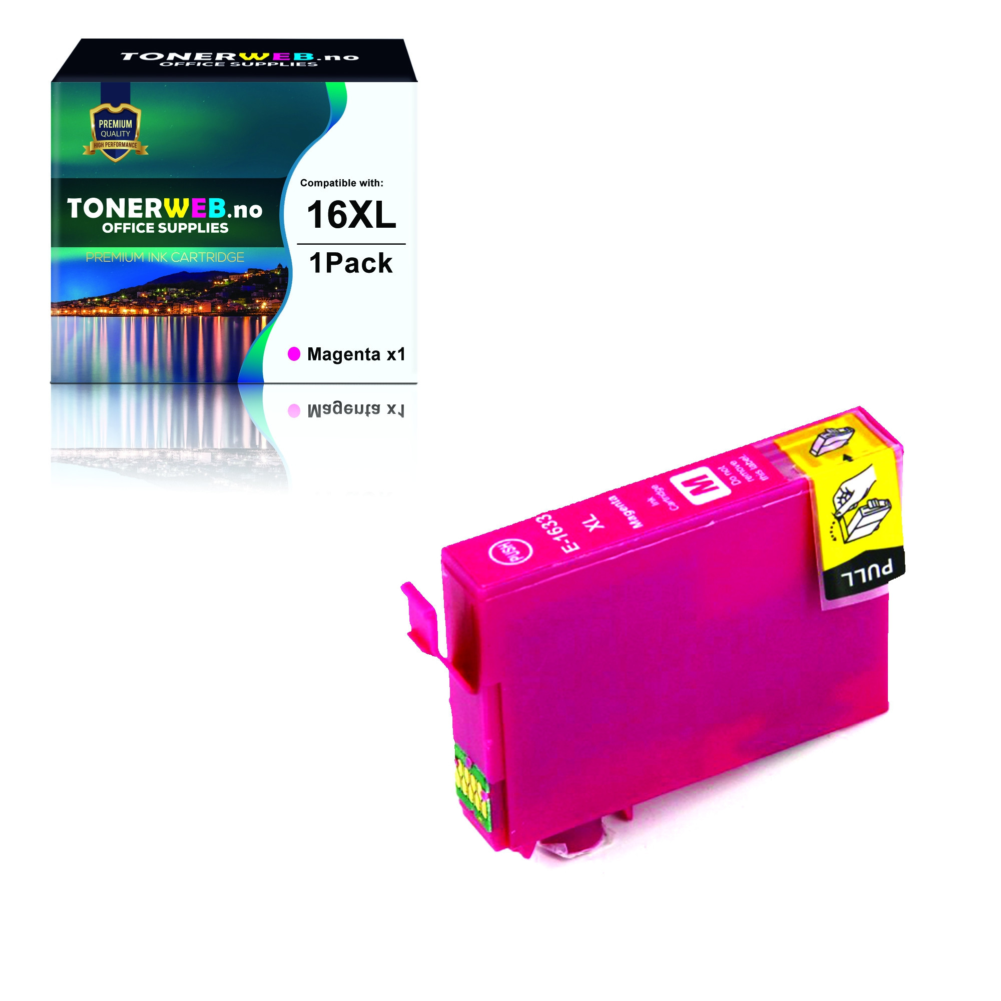 BildeEpson Blekkpatron Magenta 16XL (11.6 ml) - Erstatter T1633