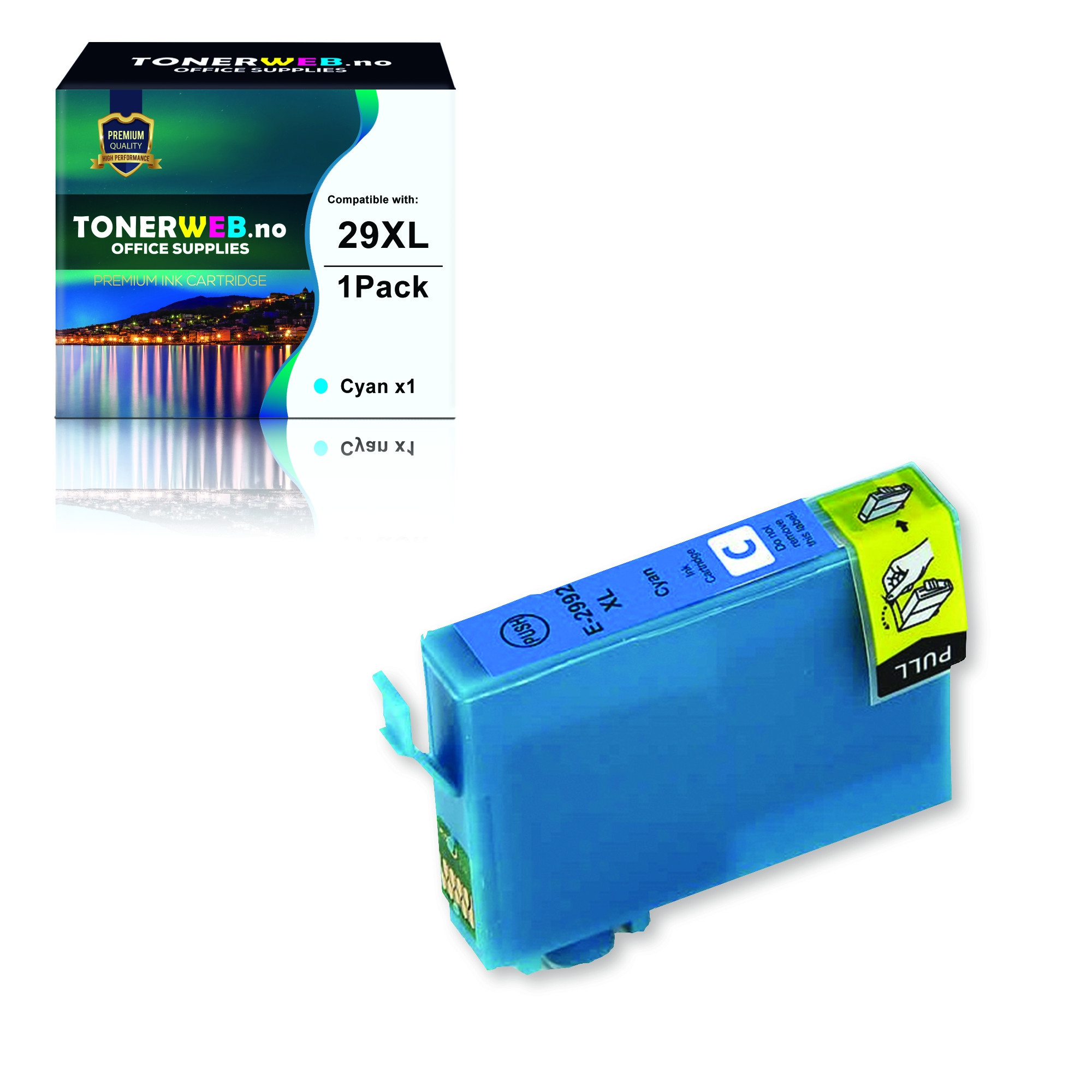 BildeEpson Claria Blekkpatron Cyan 29XL (13 ml) - Erstatter T2992