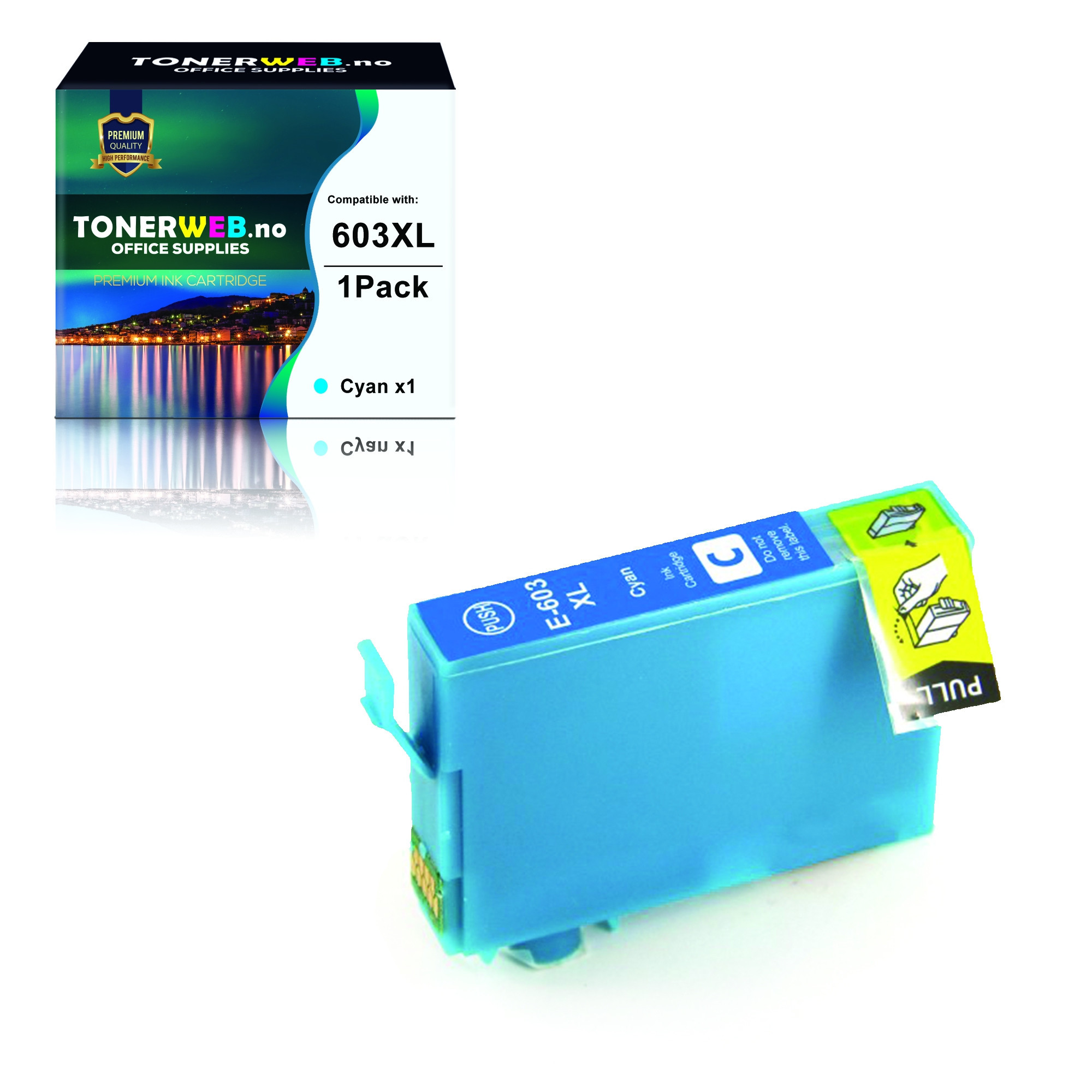 BildeEpson Blekkpatron Cyan 603XL - Erstatter