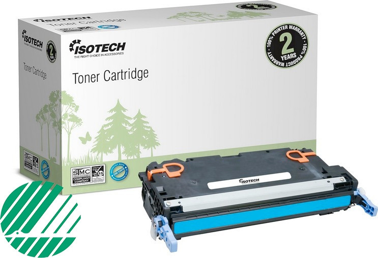 BildeTonerkassett, erstatter HP Toner Q7581A Cyan (6.000 sider)