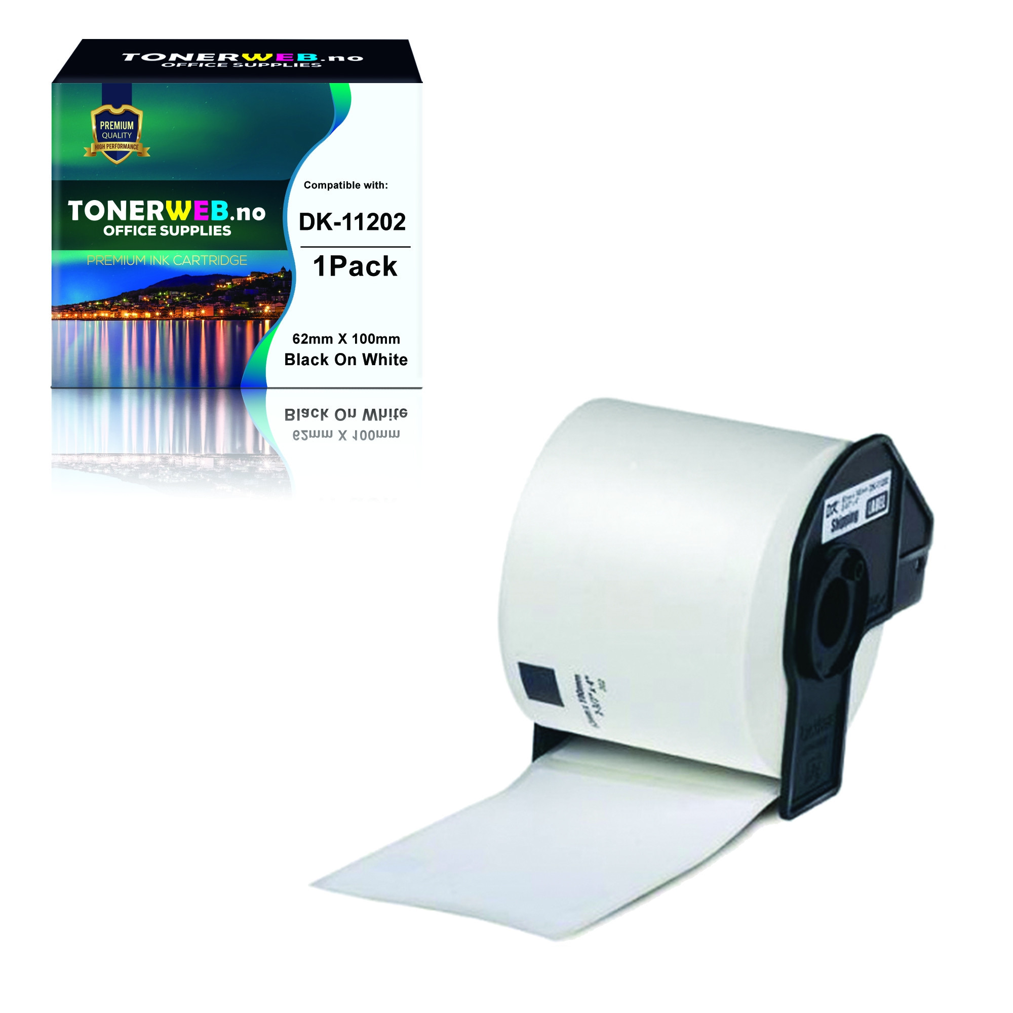 BildeBrother DK-11202 62x100mm (300stk) Leveranse Etikett, erstatter 