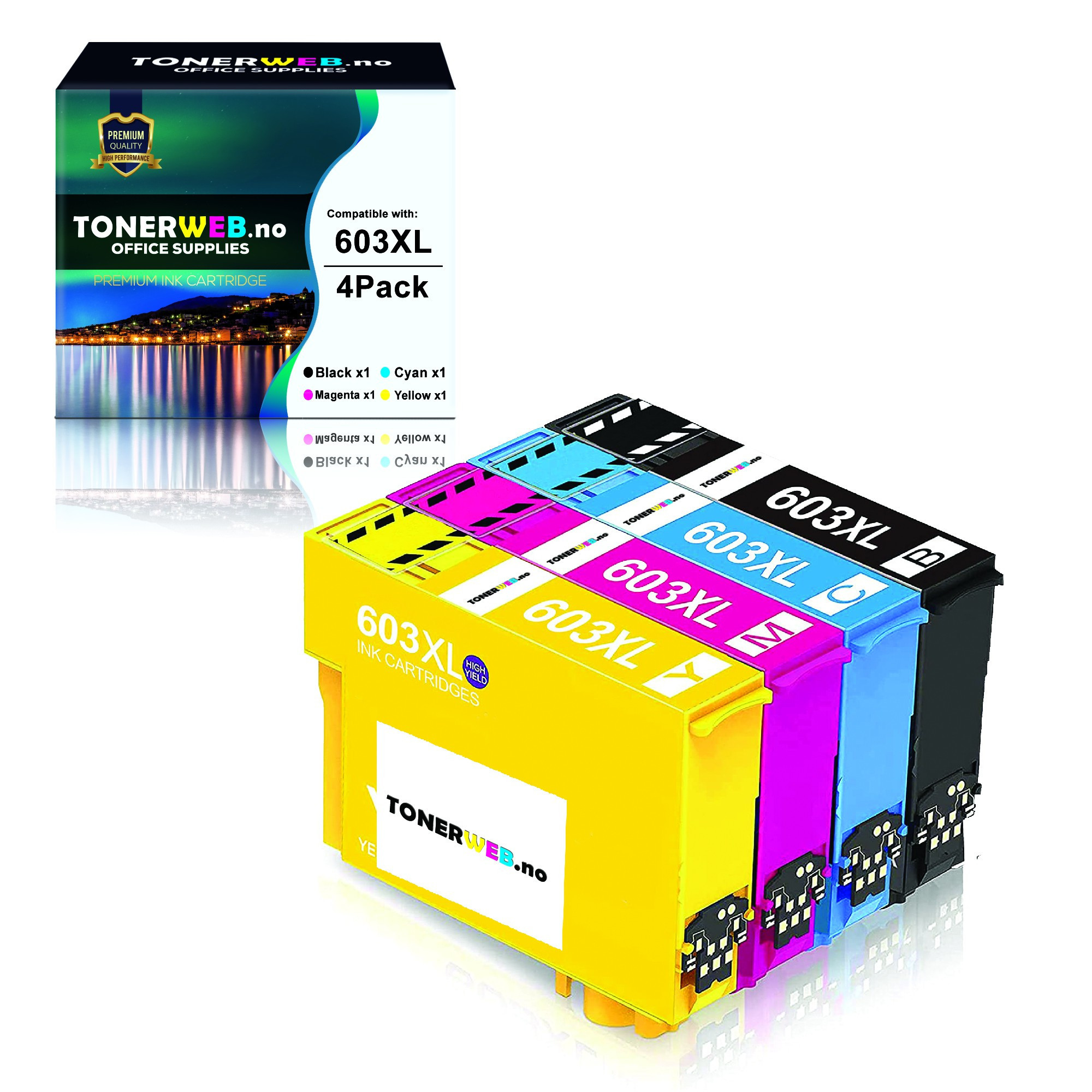 BildeEpson Multipack 4-farger 603XL (45,2 ml) - Erstatter