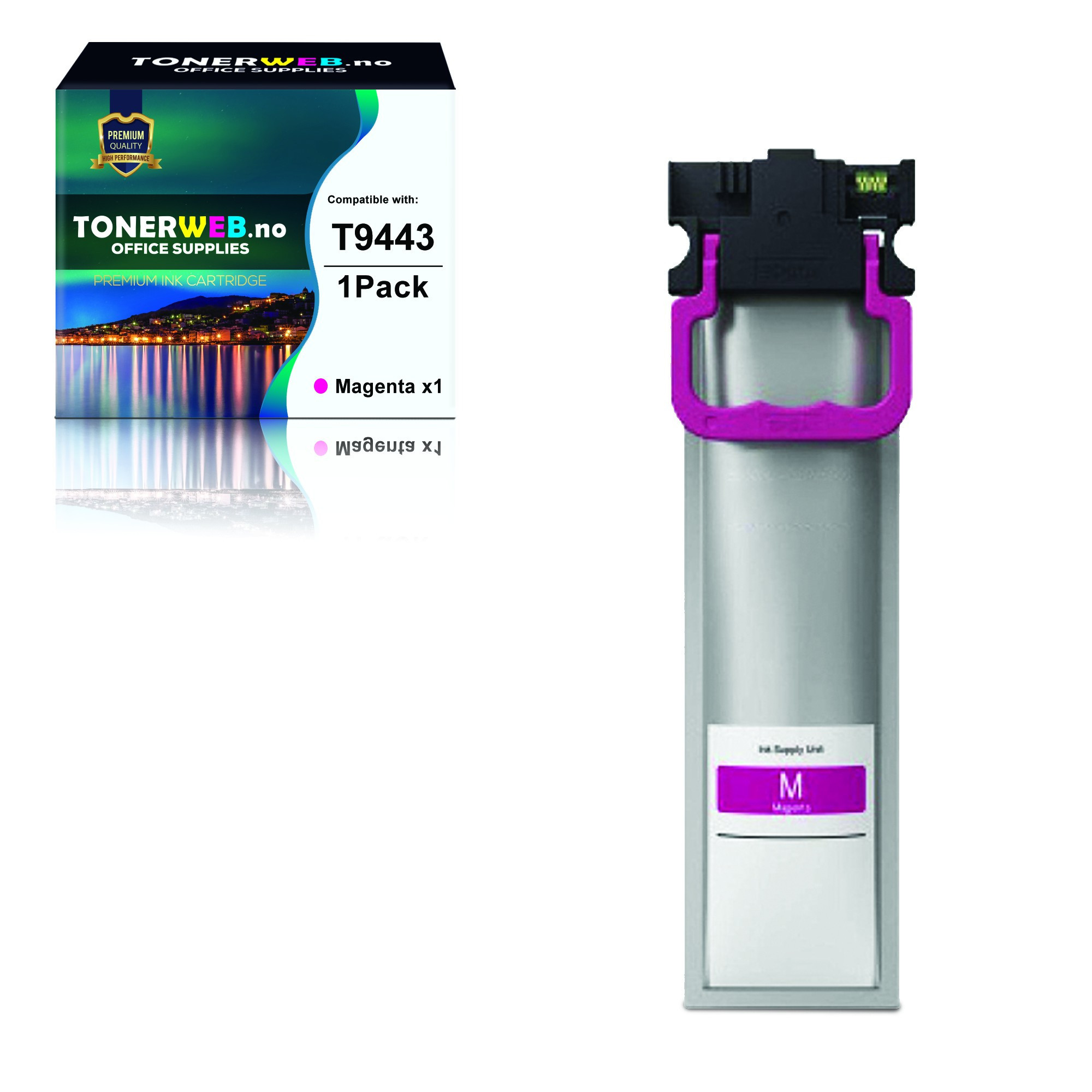 BildeEpson Blekkpatron T9443 magenta (3000 sider) - Erstatter C13T944340