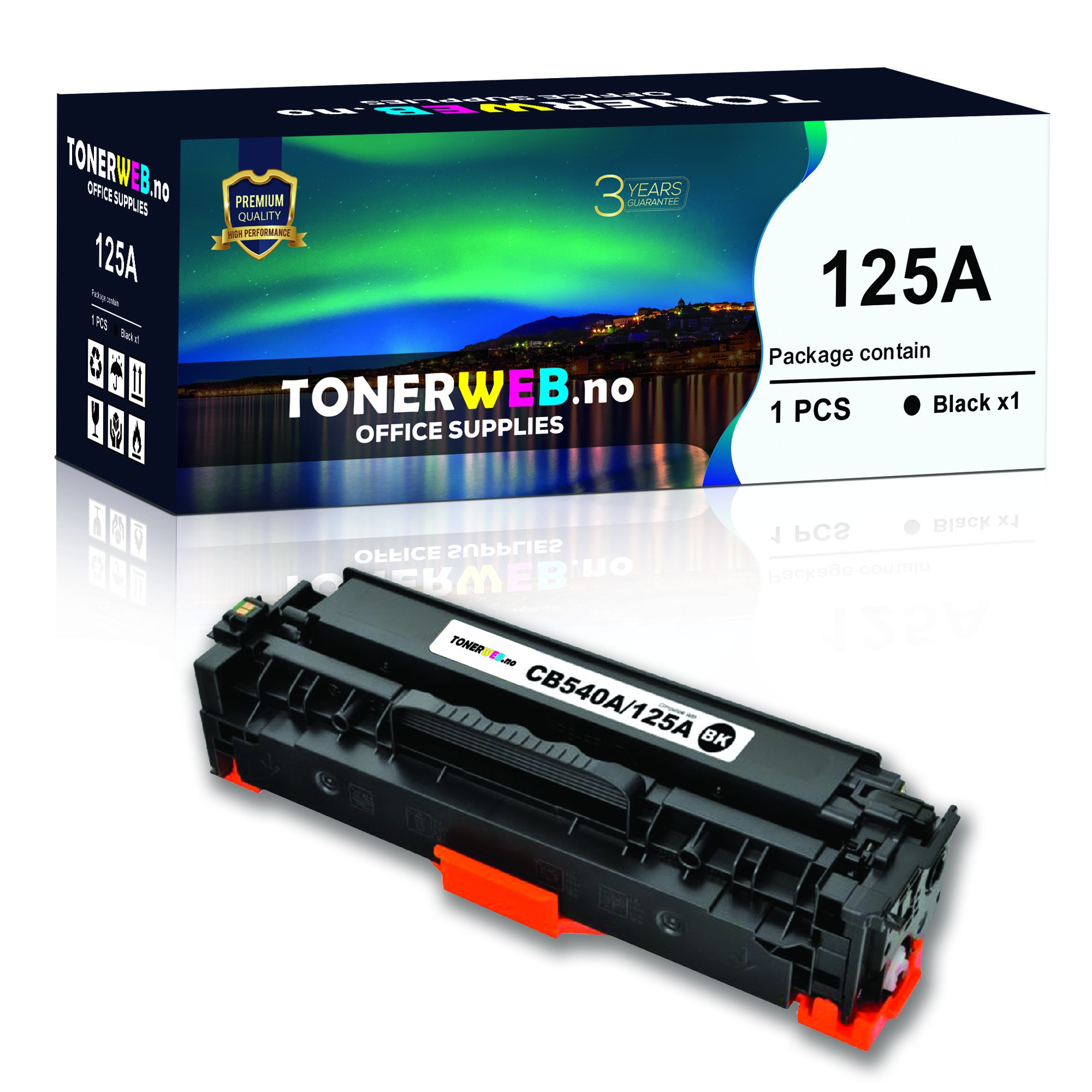 BildeTonerkassett, erstatter HP Sort 125A (2.200 sider)