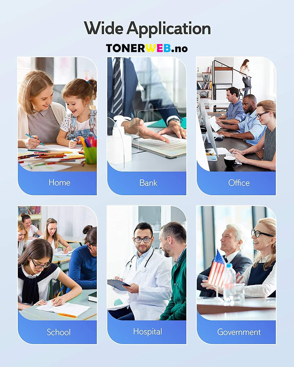 Tonerkassett, erstatter HP Magenta 128A (1.300 sider) 