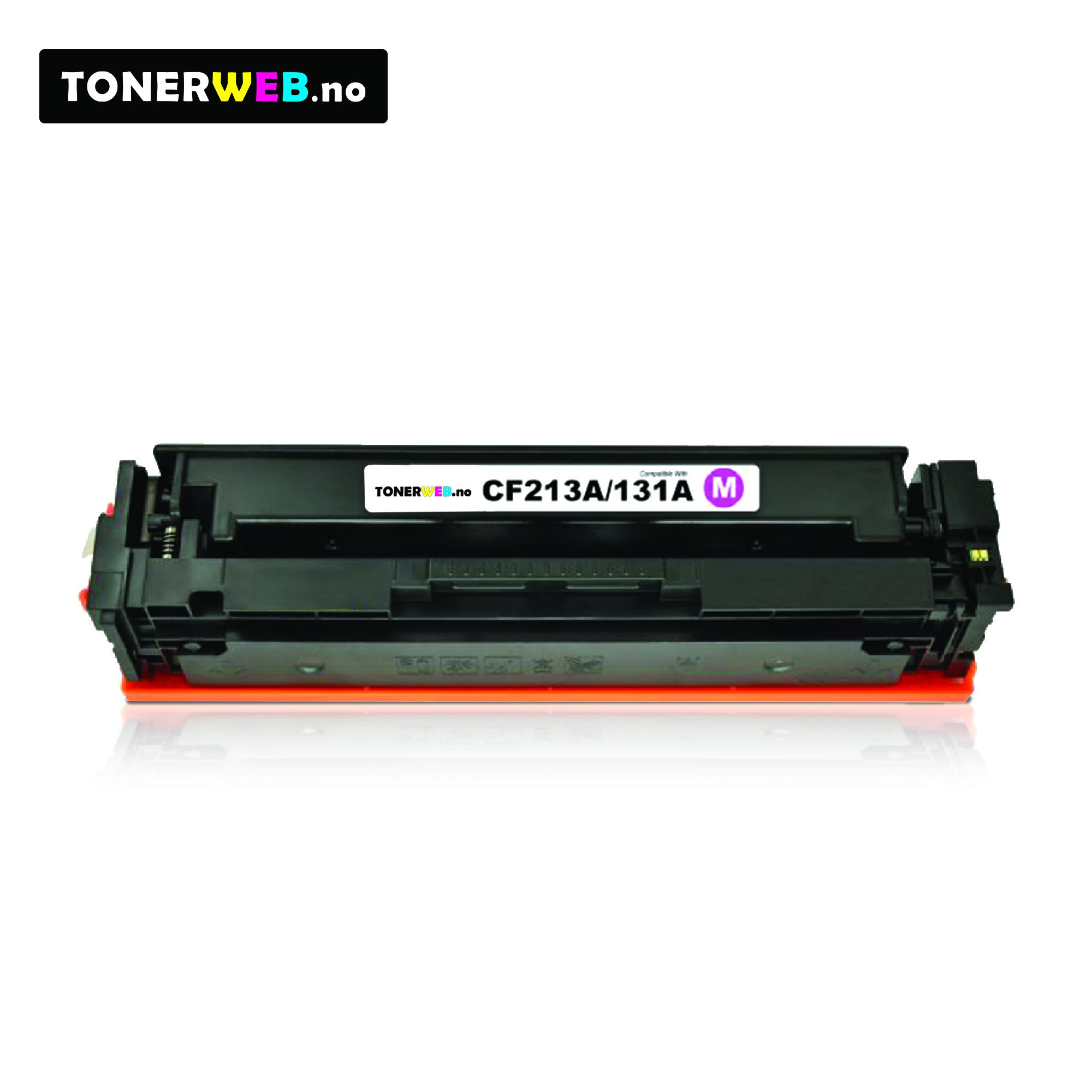 Tonerkassett, erstatter HP CF213A Magenta (1.800 sider) 