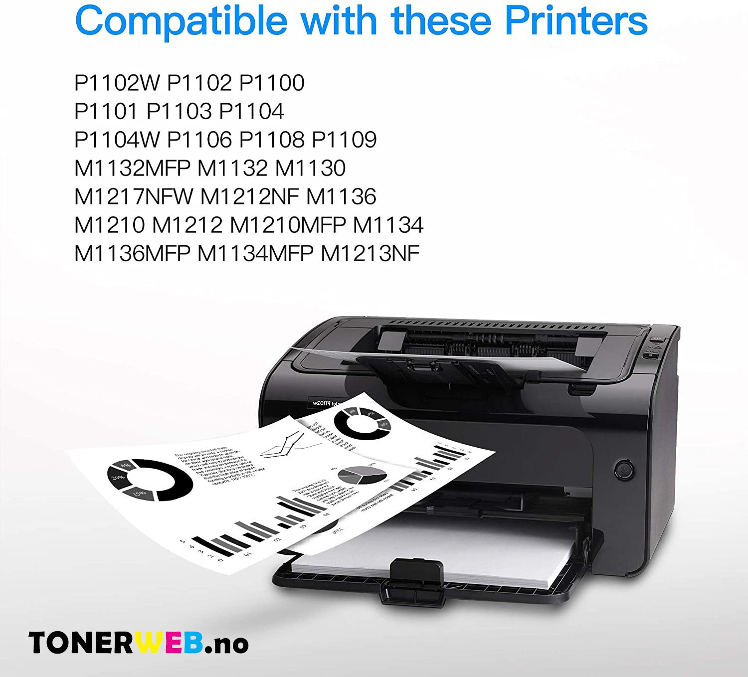 Tonerkassett, erstatter HP Toner Sort 415X (7500 sider) 