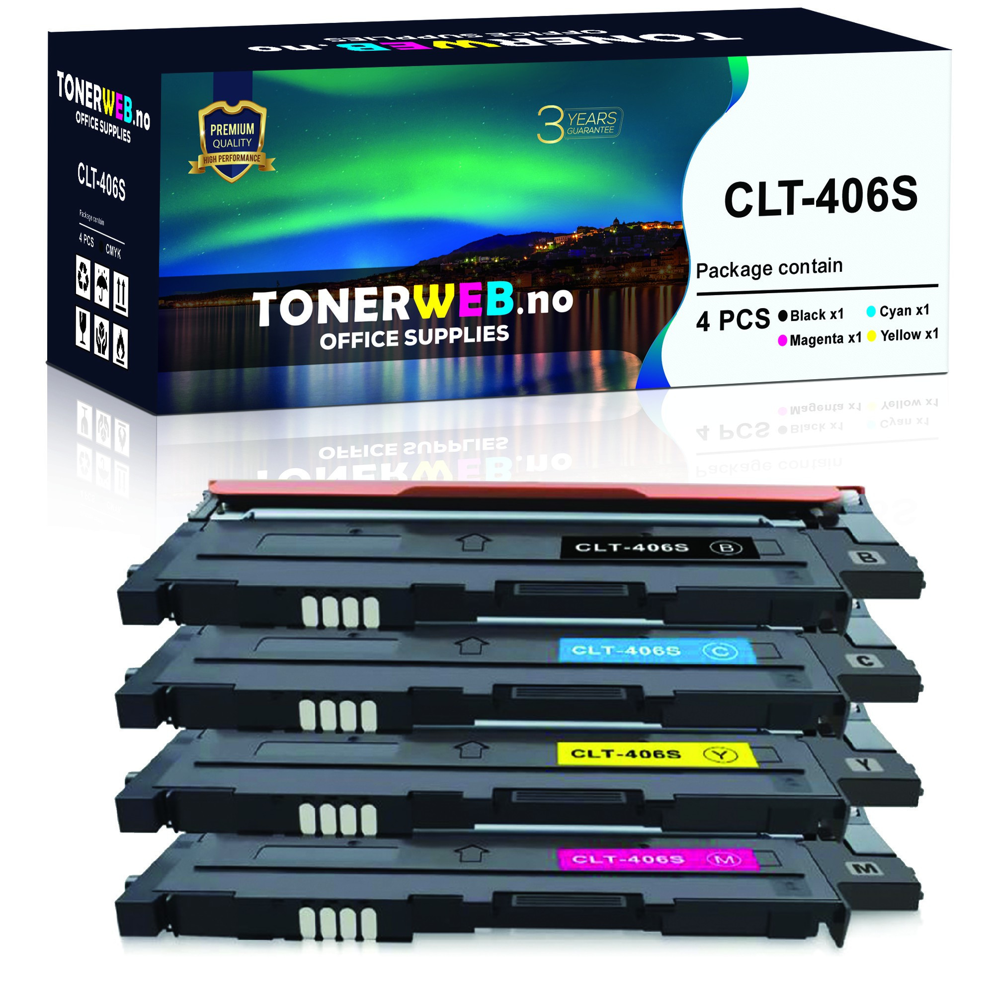 BildeSamsung Tonerpakke 406S(1.000 sider)