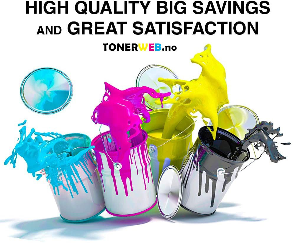 Tonerkassett, erstatter HP Toner Gul 415X (6000 sider) 