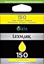 BildeBlekk Lexmark 14N1610E Serie 150 Gul