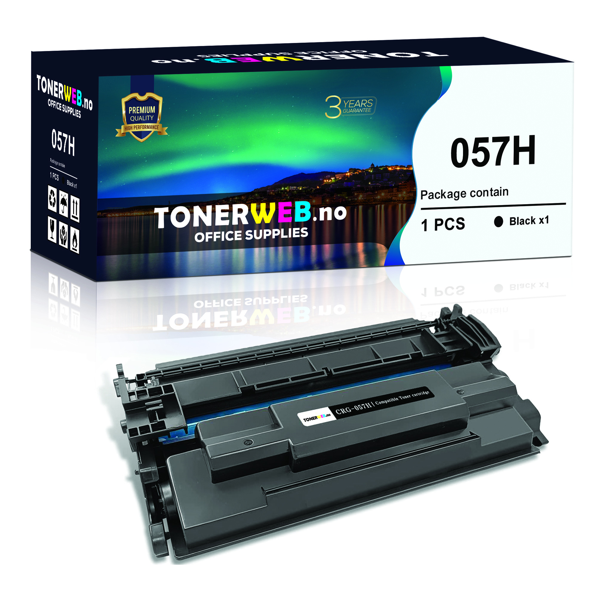 BildeCanon Toner Sort 057 (3100 sider) - Erstatter