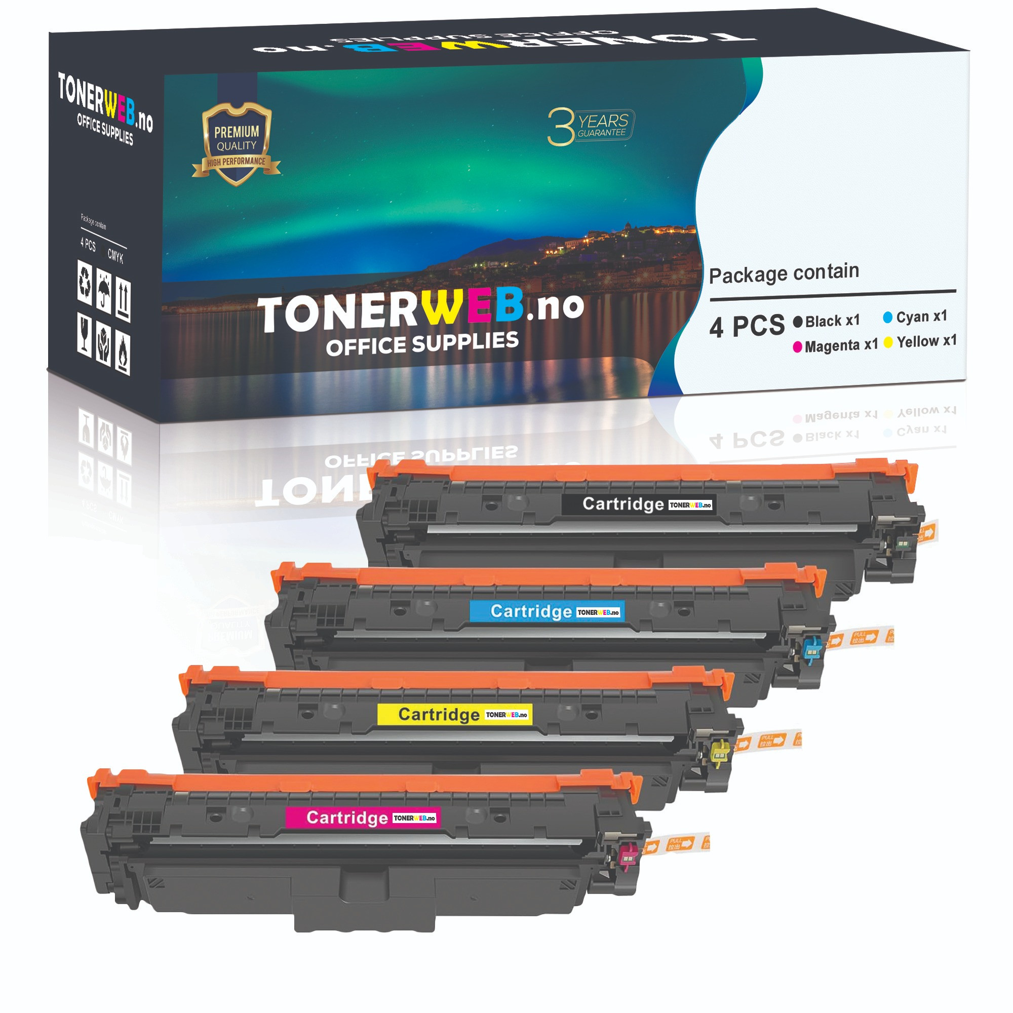 BildeTonerkassett, erstatter BROTHER Toner TN2010 TN-2010 Black